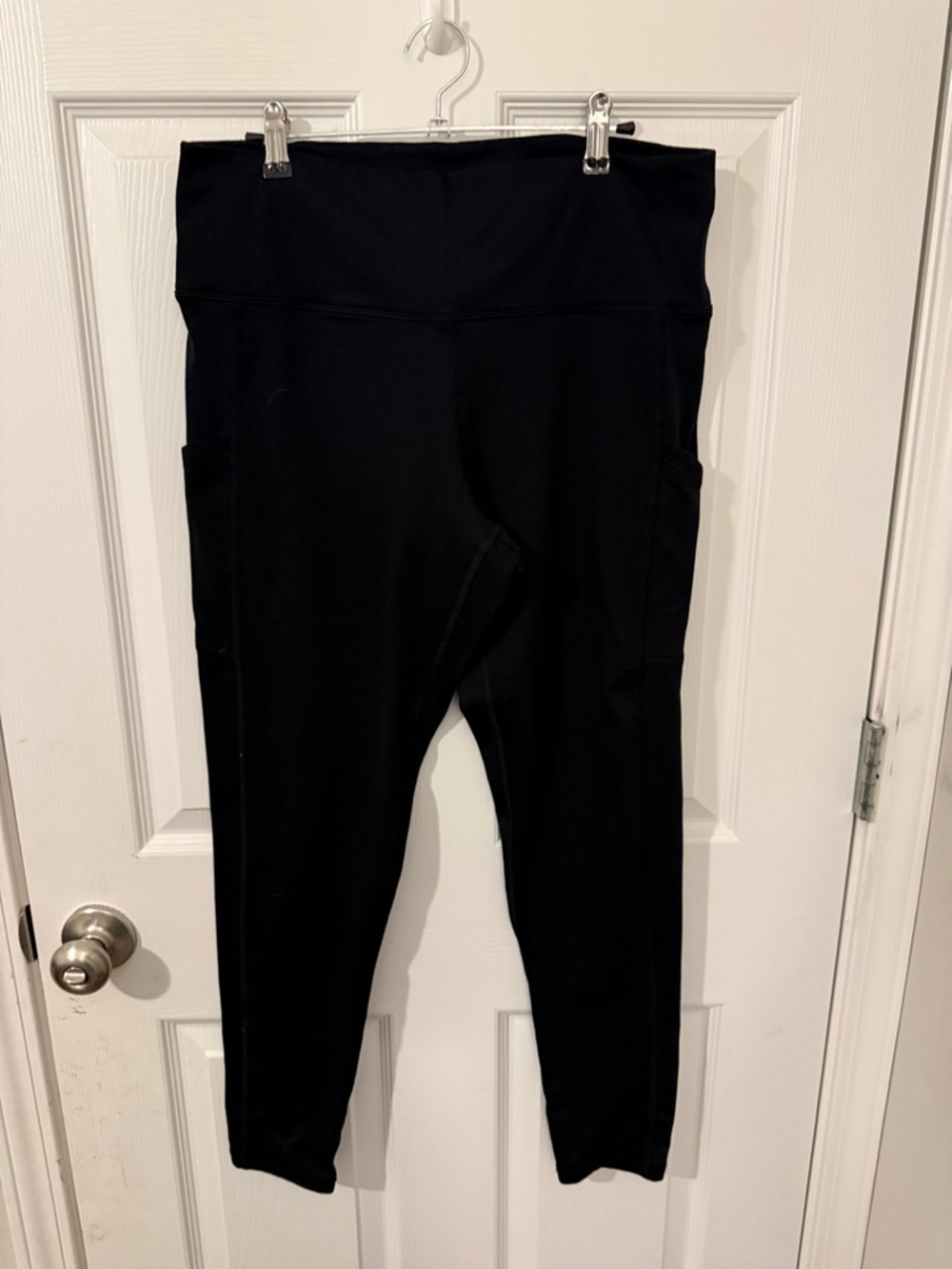 aerie Black Chill Play Idle High-Rise Active Leggings